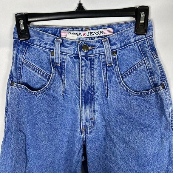 Vintage 90s ZENA Jeans High Waist Mom Tapered Denim Size 5 - Picture 2 of 8